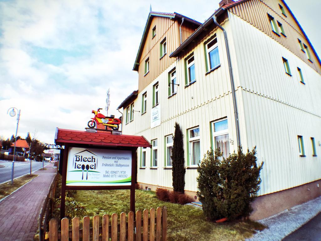 Blechleppel - Die Pension Im Harz ベンネッケンシュタイン エクステリア 写真